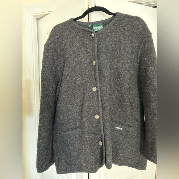 Vintage Grey Wool Geiger Jacket - Picture 2 of 7